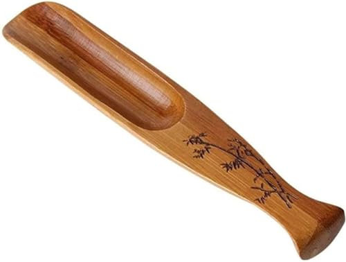 Cucchiaino marrone cinese Kung Fu cucchiaio dosatore da tè giapponese cucchiaino cucchiaio cucchiaio da tè per casa casa ufficio bel design, accessori per il tè