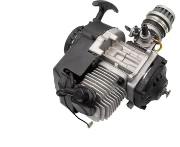 Pocketbike Motor 49cc 2 Takter mit Vergaser Seilzugstarter Kinderquad Miniquad