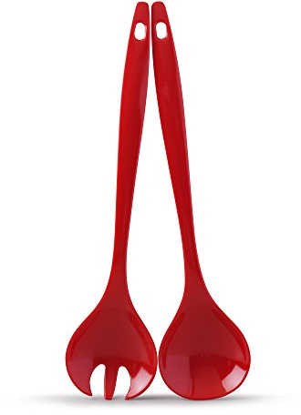 Zeal G205R Salad Servers, Red