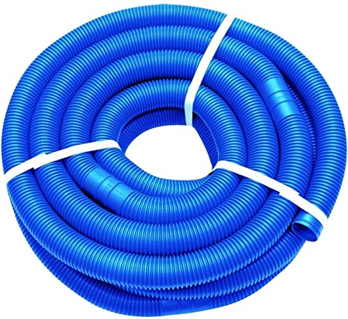well2wellness Poolschlauch 6 Meter | 38mm | Blau | Teilbar | Formstabil | Variabel Einsetzbar | Geeignet für Poolheizung, Bodensauger, Pumpen & Filteranlagen