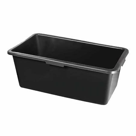 Strong Mixing Mortar Container 40/60/80 litres Tub Robust Plastic Plasterers Builders Bucket Planter Flower Pot Water Trough, 40 Litre