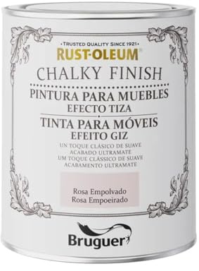 RUST-OLEUM CHALKY FINISH MUEBLES ROSA EMPOLVADO 0,750l 5733891 BRUGUER