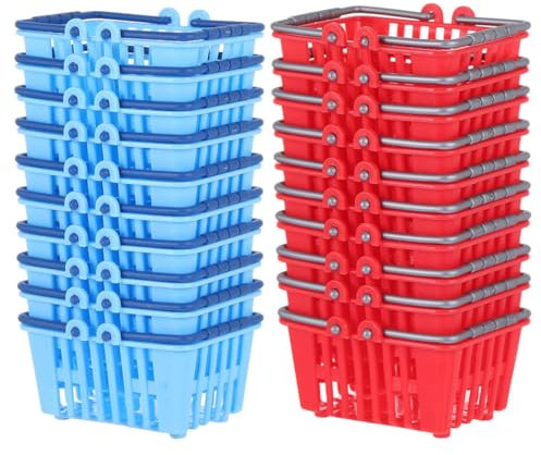 Vaguelly 20pièces Mini Paniers De Miniatures Accessoires pour Maison De Poupée Et Décoration De pour Jeux De Rôle Et Activités