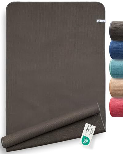 Fit-Flip Yogahandduk av halkfri mikrofiber - lätt och snabbtorkande – yoga handdukar för yogamatta - perfekt som träningshandduk för sportmattor, hot yoga, fitness - Pilateshanddukar