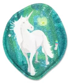 ergobag Funkel Klettie Motivwelt Themenwelt Klettflächen Sammelspaß Individualisierung Fliegendes Einhorn - Türkis