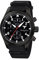 Airleader Black Steel Chronograph KHS.AIRBSC.NB Edelstahl IP-beschichtet schwarz, Natoband schwarz, KHS Tactical Watch, Einsatzuhr, Fliegeruhr