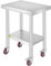VEVOR Arbeitstisch aus Edelstahl 24x18 Inch,Küchentisch mit 4 Rädern,kommerzielle Lebensmittelzubereitung,Werkbank mit flexiblem Regal für die Küche