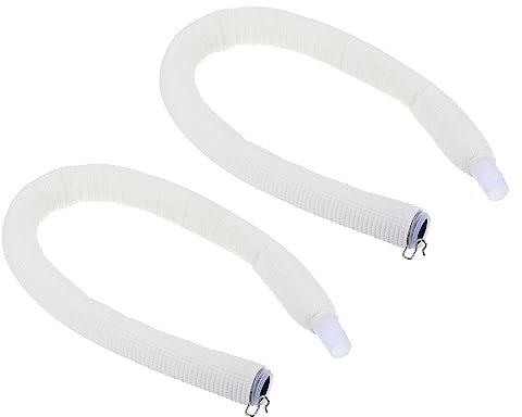 PATIKIL 2ft Drain Hose, 2 Pack Flexible Air Conditioner Water Pipe PVC Insulated Universal Tube for AC HVAC Indoor Internal Unit
