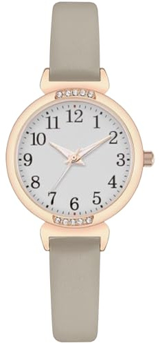 NUOVO Women Watches Ladies Leather Strap Watch Elegant Analogue Quartz Watches Classic Women's Watch