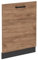 Vicco Tapa del lavavajillas R-Line, Roble Dorado, 60 cm sin encimera