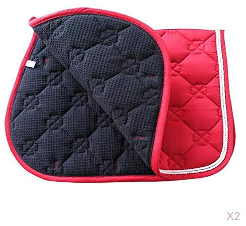 2 Tapis de Selle Polyvalents | Équitation à Cru | Cheval
