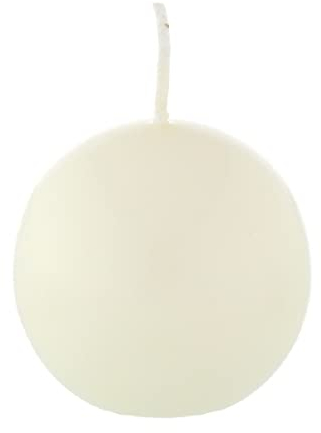 Bougie boule Vanille 4 cm, 12 Bougies