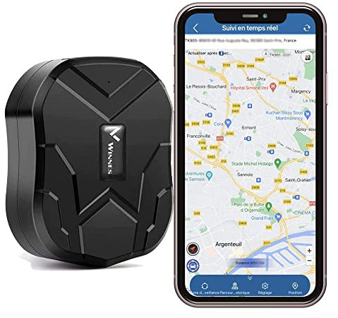 Winnes 4g TK905B localizador para Coche Rastreador GPS antirrobo Alerta de localización batería Recargable 10000 mAh Impermeable magnético GPS Tracker de Coche Moto Anciano niño rastreador
