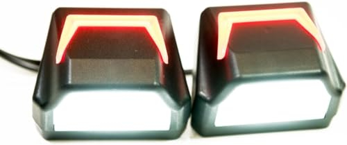 Web Truck 2 x NEON LED Kennzeichenleuchte 12V 24V mit E-Prüfzeichen Nummernschildleuchte Kennzeichenbeleuchtung Kennzeichen Auto SMD Rück Hinten Paar PKW LKW KFZ