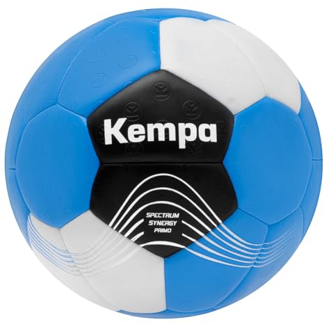 Kempa Spectrum Synergy Primo, Kinder und Erwachsene Handballball, bleu de suède/Blanc, 1 -