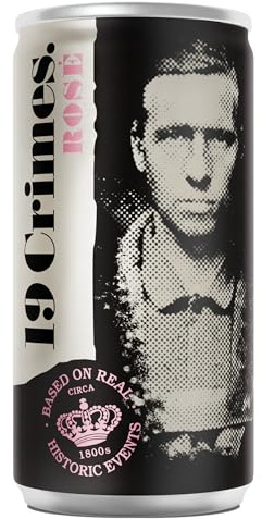 19 Crimes Rose Can 187ml x 12