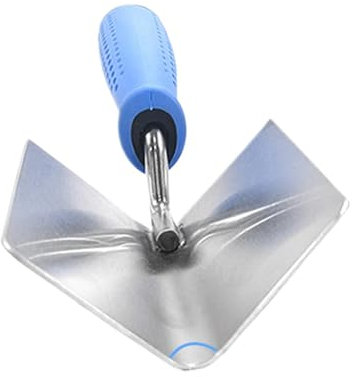 Hitburu Paleta de Esquina de Acero Inoxidable, Herramienta de Esquina para Paneles de Yeso,Paleta de Yeso para Esquinas para Interior y Exterior | Paleta de Esquina Interna Externa para Principiantes