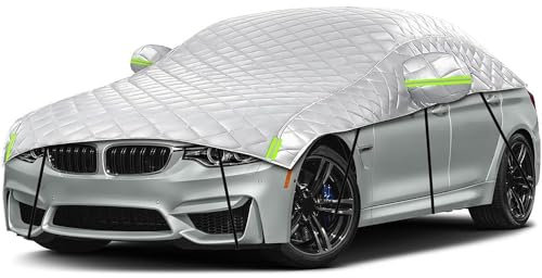 Demi-housse de protection pour voiture, 5 couches, épaisse, couverture grêle, pour voiture, extérieur, imperméable, demi housse