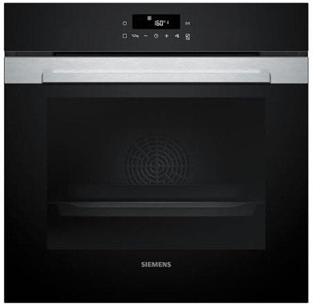 Siemens - Horno, iQ300, Pirólisis, humidClean, negro, HB574AER4