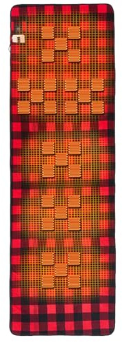 Kbnuetyg Tappetino da campeggio riscaldato, regolabile, 3 marce, coperta pieghevole calda, riscaldata tramite USB, per escursioni, picnic, viaggi, sopravvivenza, tende, tappetino termico per adulti e