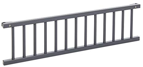 babybay Verschlussgitter für Stubenwagennutzung passend für Modell Boxspring XXL, schiefergrau lackiert