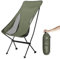 Naturehike Ultralight Highback Camping Chair, Portable Compact Folding Beach Chair Moon Recliner Seat for Adult, Quick Disassembly & Assembly, for Hiking/Fishing/Garden/Picnic/Indoor (Green Large)