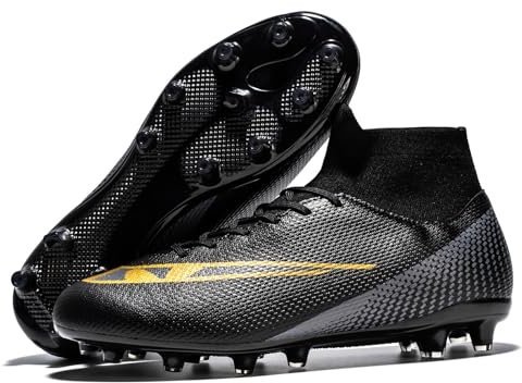 Wugehu Herren Fußball Cleats Schuhe Indoor Turf Athletic Professional Training Sneakers