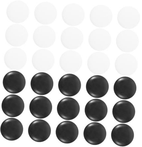 KONTONTY 100 Pezzi Pietre Gioco del Go in Resina Resistente Finitura Fine per Gioco da Tavolo Scacchi Accessori per Appassionati e Scuola