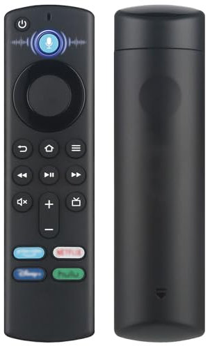Aimdio L5B83G Ersatz Sprach-Fernbedienung (3. GEN) für Smart TV Stick (Lite, 4K, 4K Max, Bundle, 2. Gen, 3. Gen) TV Cube (1. Gen, 2. Gen) Smart TVs (3. Gen) für Poineer Smart TV