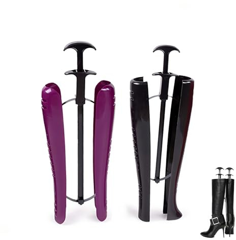 JACKANNA 2 Stück Stiefelspanner Damen Reitstiefel mit Griff, Schuhspanner Stiefel Spanner, Verstellbare Schuhspanner Zedernholz Für Mittelhohe Stiefel, Schneestiefel Und Lederstiefel (C)