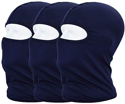 MAYOUTH Balaclava Ski Face Mask for Men Sun Uv Protection Windproof Neck Gaiter Face Cover Face Mask Under Motorcycle Helmet Cycling Outdoor Sports 3-Pack