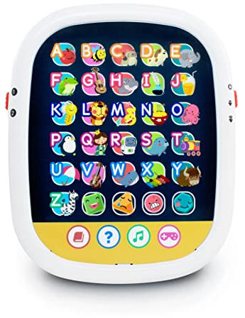 BEST LEARNING Touch & Learn Tablet - Educational Tablet Toy to Learn Alphabet, Shapes, Words, Music, and Quiz Games | Toddlers Ages 2-5 | Kids 2, 3, 4, 5 Years Old Boy Girl Birthday Gift