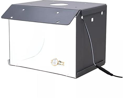 ZHCHAO Mini Caja de Estudio fotográfico Fondo de fotografía Softbox portátil Caja de Fotos de luz LED Caja Suave de Estudio fotográfico Plegable