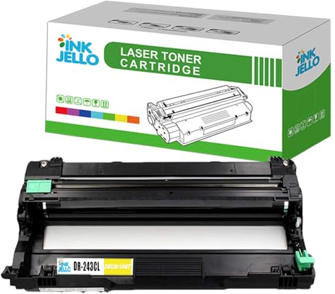 Inkjello Drum Unit For Printer, Compatibile with Brother DCP-L3500 DCP-L3550CDW L3200 HL-L3280CDW MFC-L3700 MFC-L3710CW MFC-L3730CDN MFC-L3740CDN MFC-L3750CDW MFC-L3770CDW DR-243CL (Yellow)