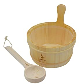 altone Seau d'infusion pour sauna avec insert et louche