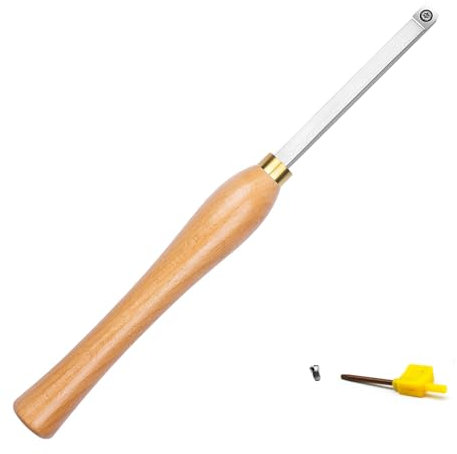 CDBP Woodturning Carbide Lathe Tool Mini Size Rougher Square Tip Chisel for Wood Hobbyist or DIY or Carpenter.