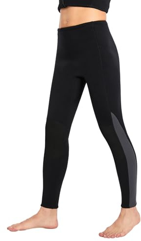 Combinaison en néoprène pour homme et femme - 3 mm - Combinaison en néoprène - Veste pour garder au chaud - Manches longues - Fermeture éclair avant - Haut en néoprène pour la plongée, le surf, la