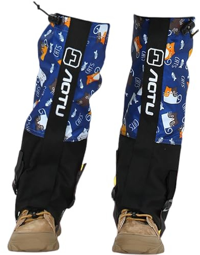 Children Leg Gaiters - Outdoor Adjustable Snow Boot Cover, Children Snow Cover Kids Boot Gaiters | Windproof Sand Prevention Children's Outdoor Leg Covers, Snow Leg Gaiters for Kids Children Toddler