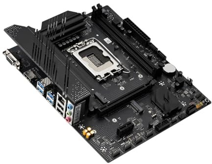 Placa Madre Placa Base Fit For MAXSUN B760M con zócalo LGA1700 for procesadores de 14.ª, 13. y 12. generación, DDR4, SATA3, M.2, M-ATX, Compatible CPU 12400, 12700 13600K/F
