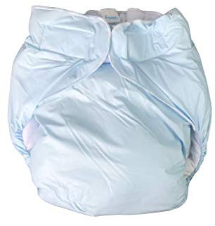 Haian Erwachsene Inkontinenz AIO Klettverschluss PVC Windeln, Größe S bis Erwachsene XXL, 1 Stück pro Packung, Größe Large