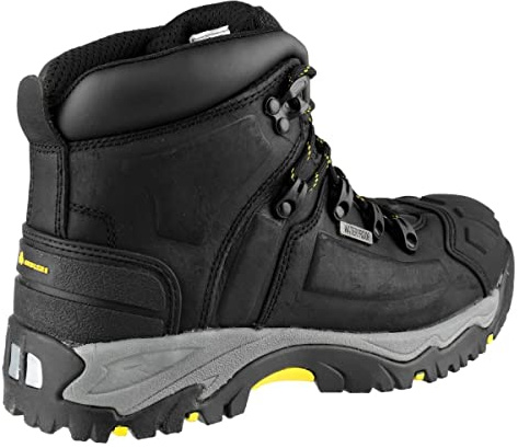 Amblers Safety Unisex AS803 Waterproof Wide Fit Safety Boot/Waterproof Safety Footwear, Black, Size UK 11
