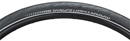 SCHWALBE Marathon Supreme Tire - 700 x 40, Clincher, Folding, Black/Reflective, Evolution Line