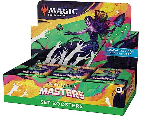 Magic The Gathering Commander Masters Set Booster Box - 24 Packs (360 Magic Cards)