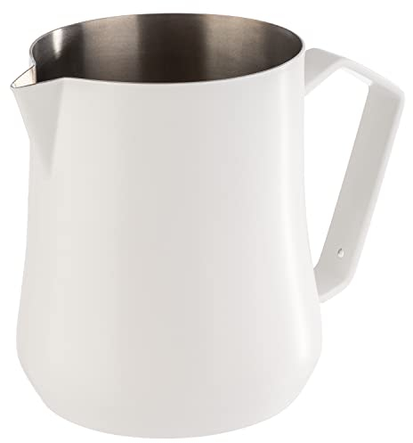 APS 10361 Milch-/Universalkanne, Edelstahl, weiß pulverbeschichtet, 0,5 Liter