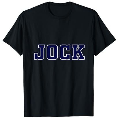 Jock, Sports Ice Hockey, American Football Style T-Shirt