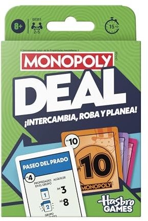 Juego de Cartas Monopoly Deal - Versión en español
