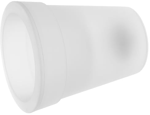 HOMSFOU Vaso da Fiori LED Solare per Esterni Luce Bianca, Lampada Decorativa da Giardino a Energia Solare, Vaso Luminoso a Forma di Fiore per Balcone, Prato e Cortile