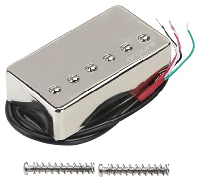 OriPure Alnico 5 Sealed Guitar Humbucker Pickups Chrome Bridge Pickup 14K Fit LP Guitar Part