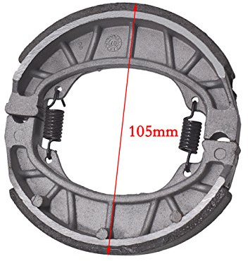 JRL ciclomotore scooter 105 mm pastiglie freno a tamburo posteriore scarpe 50 110 125 150 cc GY6
