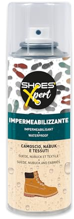 Shoes'Xpert - Spray Imperméabilisant pour Chaussures - Collection Sneakers - Incolore - Tous Textiles, Nubuck, Cuir Suède - Protection contre Humidité, Pluie, Salissures - 200 ml